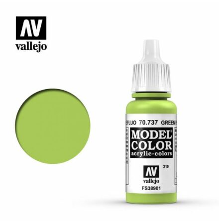 GREEN FLUORESCENT (VALLEJO MODEL COLOR) (6-pack)