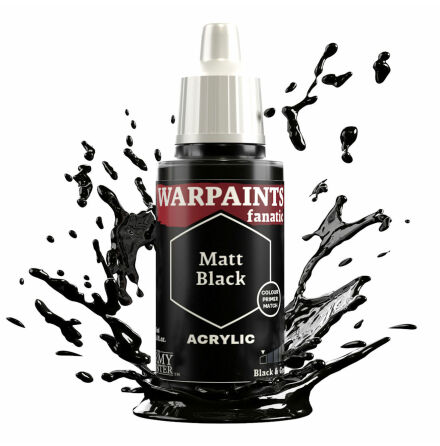 Warpaints Fanatic: Matt Black (6-pack)