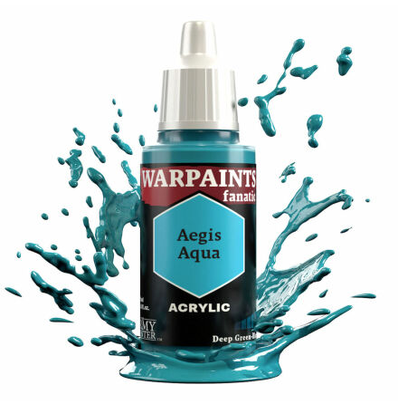 Warpaints Fanatic: Aegis Aqua (6-pack) (rel. 20/4, förboka senast 21/3)