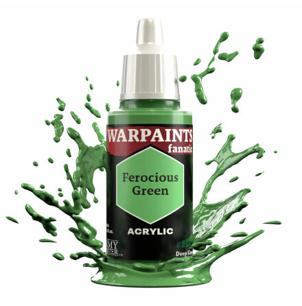 Warpaints Fanatic: Ferocious Green (6-pack) (rel. 20/4, förboka senast 21/3)