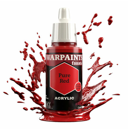 Warpaints Fanatic: Pure Red (6-pack) (rel. 20/4, förboka senast 21/3)