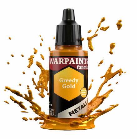 Warpaints Fanatic Metallic: Greedy Gold (6-pack) (rel. 20/4, förb. 21/3)