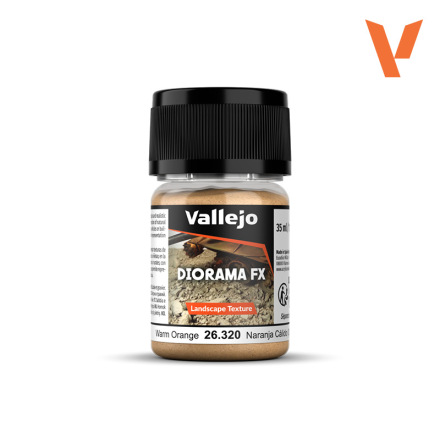 Vallejo Diorama FX: Warm orange 0,1-1mm, 35ml