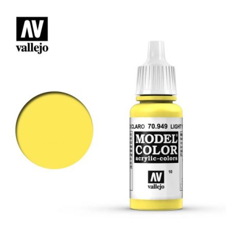 LIGHT YELLOW (VALLEJO MODEL COLOR) (6-pack)