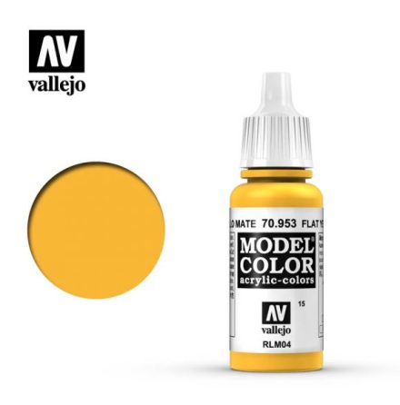 FLAT YELLOW (VALLEJO MODEL COLOR) (6-pack)