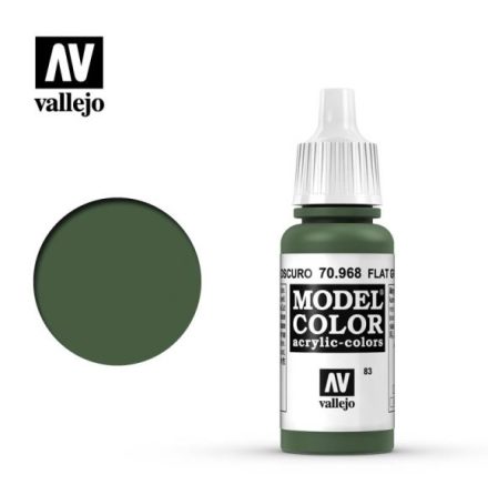 FLAT GREEN (VALLEJO MODEL COLOR) (6-pack)