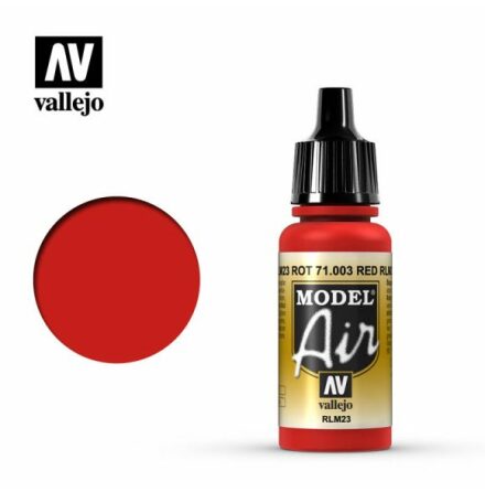 SCARLET RED (VALLEJO MODEL AIR) (6-pack)
