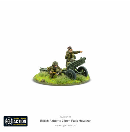 British Airborne 75mm Pack Howitzer &amp; Crew