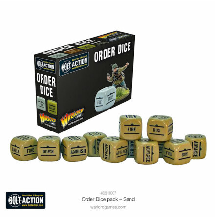 Orders Dice Pack - Sand