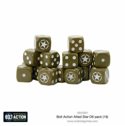 Allied Star D6 Dice (16)