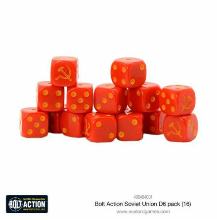 Soviet Union D6 Dice (16)