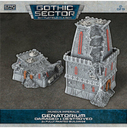 BIAB MUNDUS IMPERIALIS: Damaged Genatorium (6-10 mm epic scale)