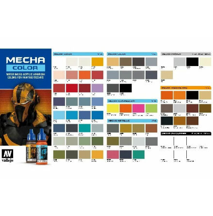 Vallejo Color chart Mecha CC064