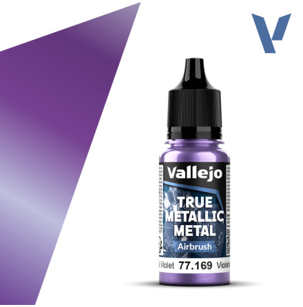 CELESTIAL VIOLET AIRBRUSH (VALLEJO TRUE METALLIC METAL) (6-pack)