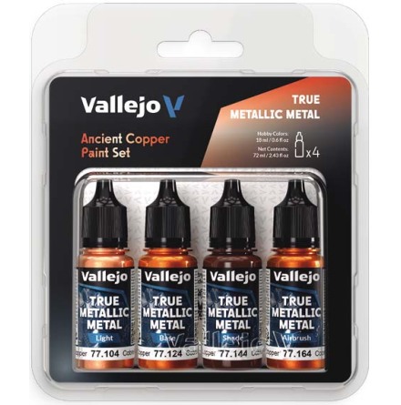 ANCIENT COPPER PAINT SET (VALLEJO TRUE METALLIC METAL) ANCIENT COPPER PAINT SET (VALLEJO TRUE METALLIC METAL)