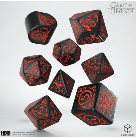 Game of Thrones: Targaryen Dice Set