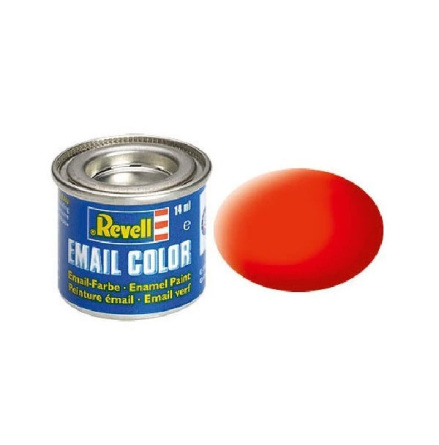 REVELL Enamel 14 ml. luminous orange, mat (6-pack)