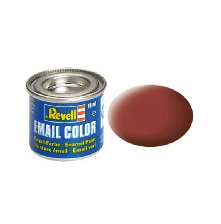 REVELL Enamel 14 ml. reddish brown, mat (6-pack)