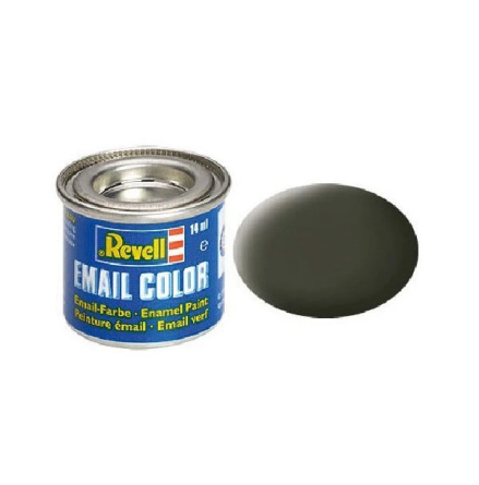 REVELL Enamel 14 ml. olive yellow mat (6-pack)