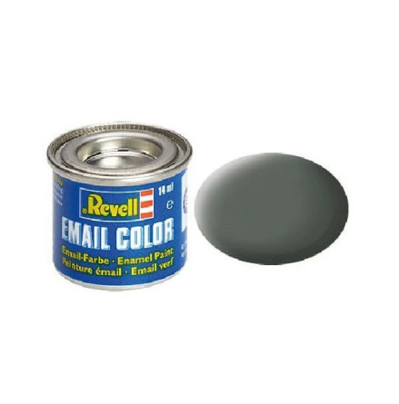 REVELL Enamel 14 ml. olive grey mat (6-pack)