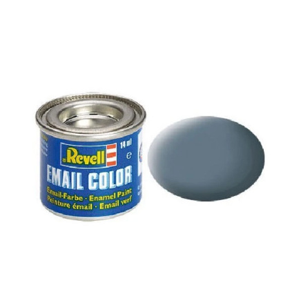 REVELL Enamel 14 ml. greyish blue mat (6-pack)