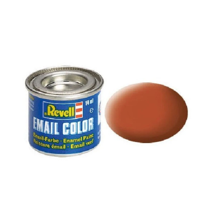 REVELL Enamel 14 ml. brown mat (6-pack)