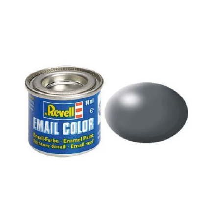 REVELL Enamel 14 ml. dark grey silk (6-pack)
