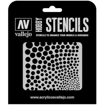 Vallejo Stencil Circle Textures