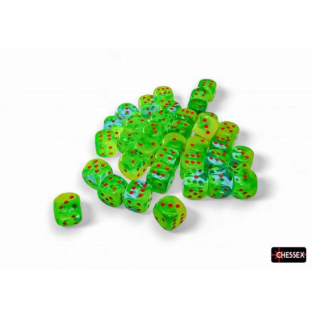 Gemini� 12mm d6 Plasma Green-Teal/orange Dice Block&amp;trade; (36 dice)
