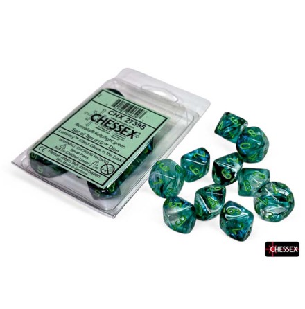 Borealis� Kelp/light green Luminary&trade; Set of Ten d10s