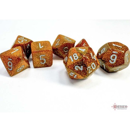 Glitter Gold/silver 7-Die Set