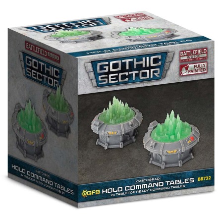 BIAB Gothic Sector: Castograd Holo Command Table (x2) 32mm scale