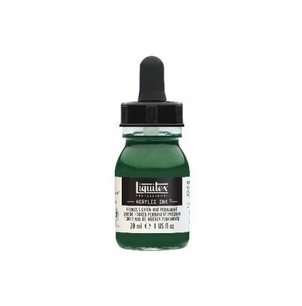LIQUITEX ACRYLIC INK 30ML HOOKERS GREEN HUE PERM 224