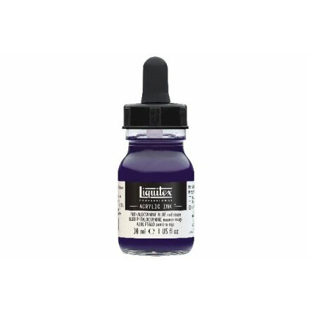 LIQUITEX ACRYLIC INK 30ML PHTALO BLUE RED SHAPE 314