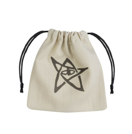 Call of Cthulhu Beige &amp; black Dice Bag