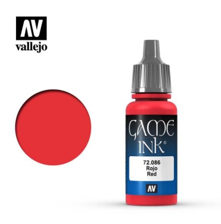 RED INK (VALLEJO GAME COLOR) (6-pack)