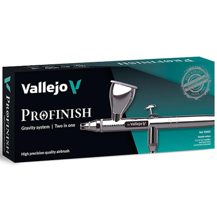 Vallejo Airbrush PROFINISH, Gravity System, two in one