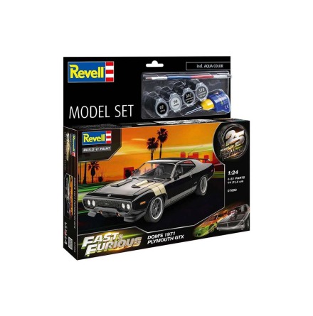 REVELL Model Set Fast & Furious Dominics 1971 Plymouth