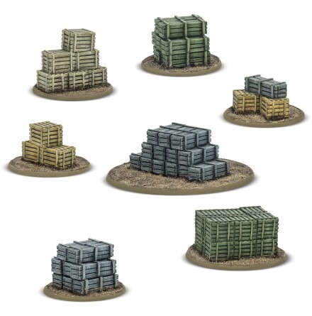 Bolt Action Crates and Boxes - Objective Marker Set