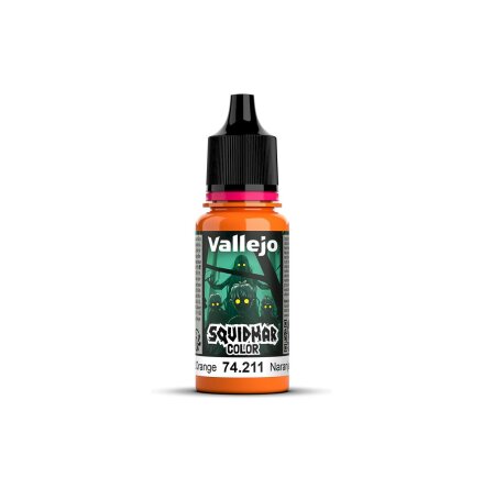 Vallejo Squidmar Color: 211 - Squid Orange 18 ml (6-pack)