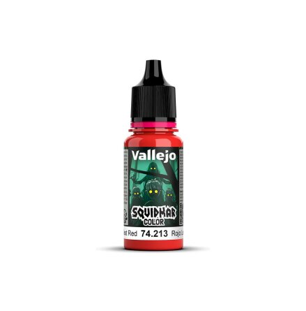 Vallejo Squidmar Color: 213 - Deadliest Red 18 ml (6-pack)