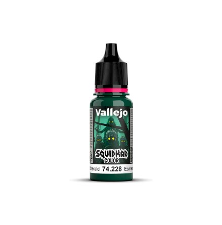 Vallejo Squidmar Color: 228 - Corrupted Emerald 18 ml (6-pack)