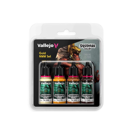 Vallejo Squidmar Color: Gold NMM set 4x18ml