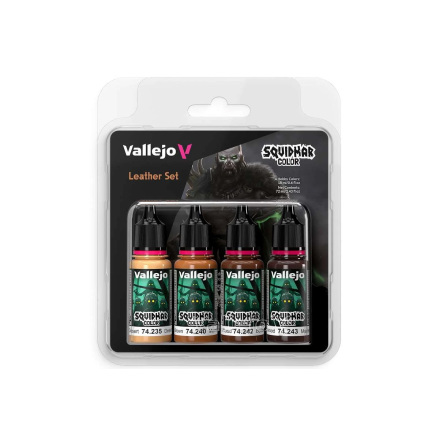 Vallejo Squidmar Color: Leather set 4x18ml