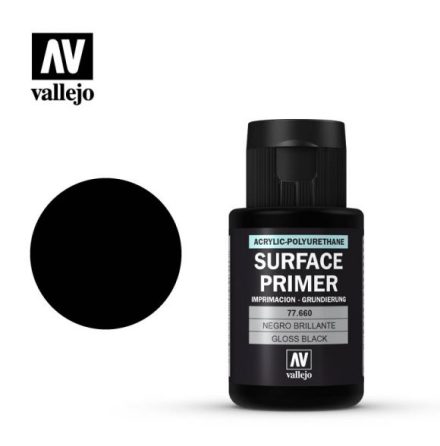Gloss black primer (VALLEJO METAL COLOR) 32 ml