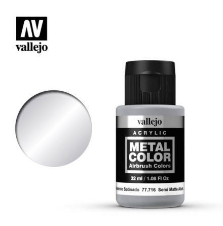 Semi matte Aluminium (VALLEJO METAL COLOR) 32 ml