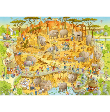 Funky Zoo: African Habitat (1000 pieces)