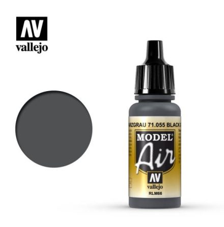 BLACK GREY (VALLEJO MODEL AIR) (6-pack)