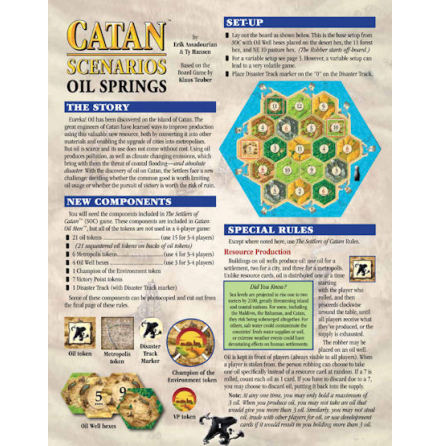 The Settlers of Catan Scenarios: Oil Springs (4th Edition)