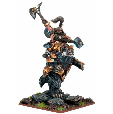 Sveri Egilax, Berserker Lord on Helbrokk (Mantic Direct)